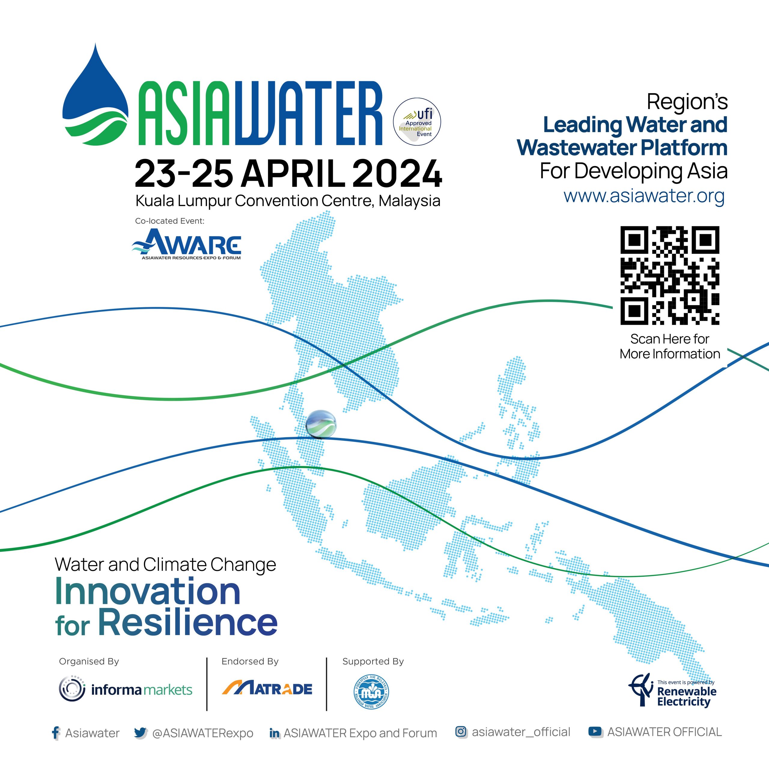 Asiawater 2024 at Kuala Lumpur Convention Centre