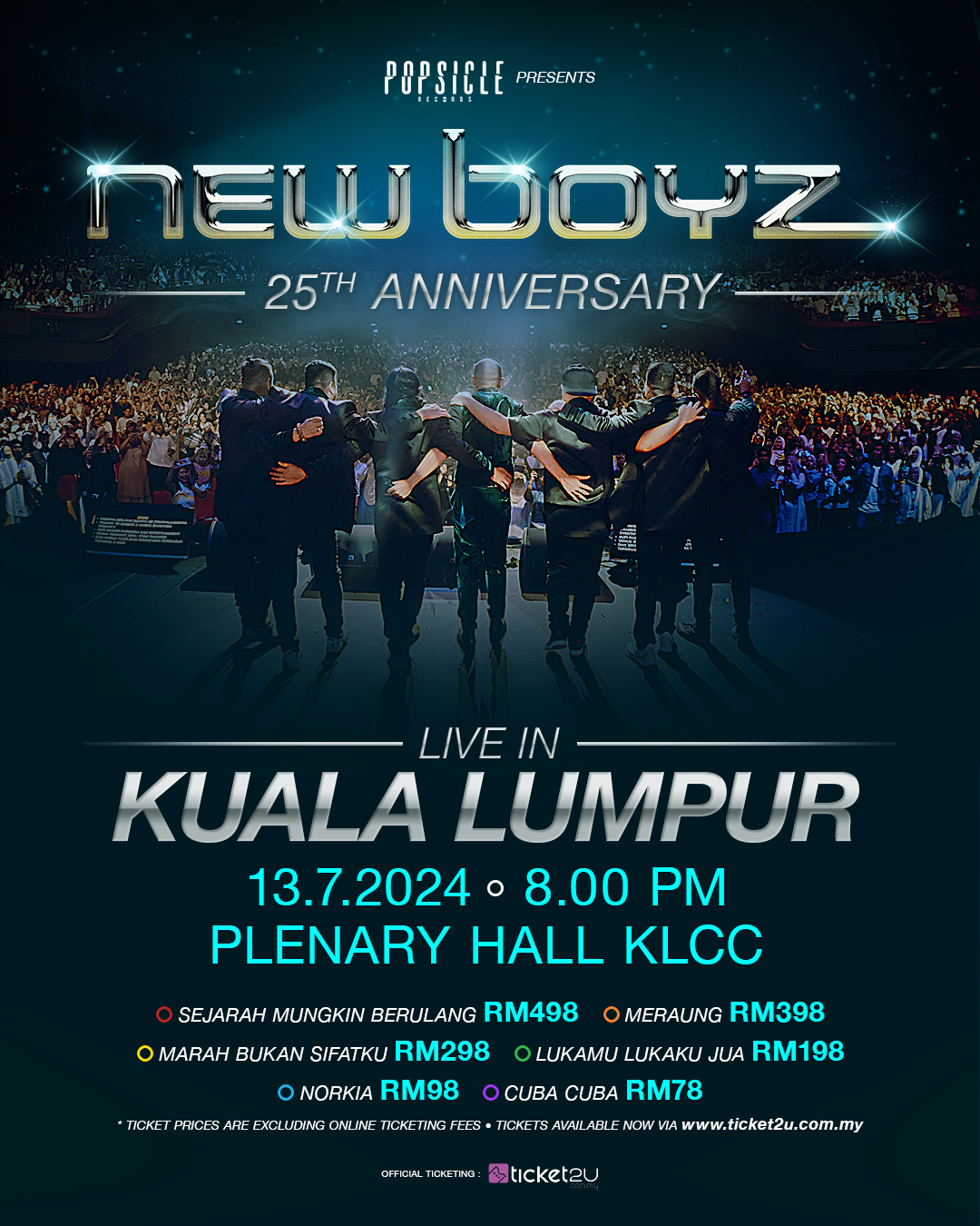 25th Anniversary New Boyz Concert at Kuala Lumpur Convention Centre