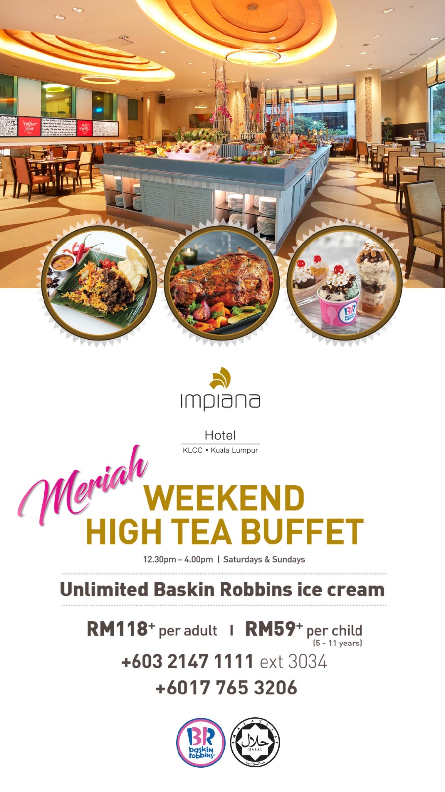 Meriah Weekend High Tea Buffet at Impiana KLCC Hotel
