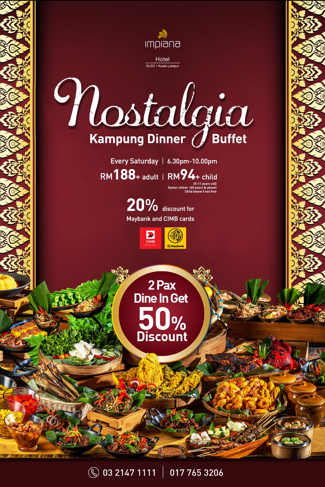 Nostalgia Kampung Dinner Buffet at Impiana KLCC Hotel