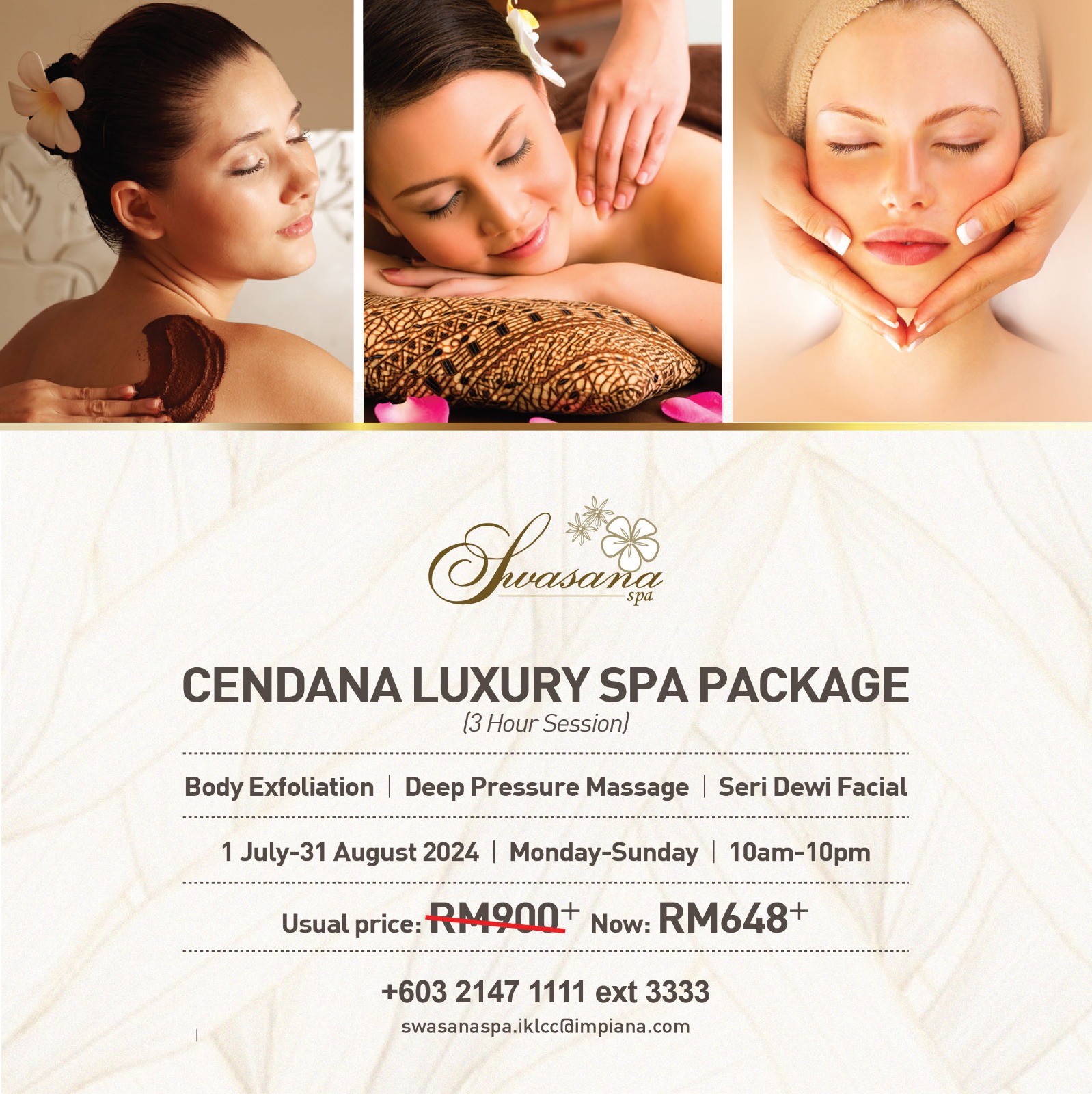 Cendana Luxury Spa at Impiana KLCC Hotel
