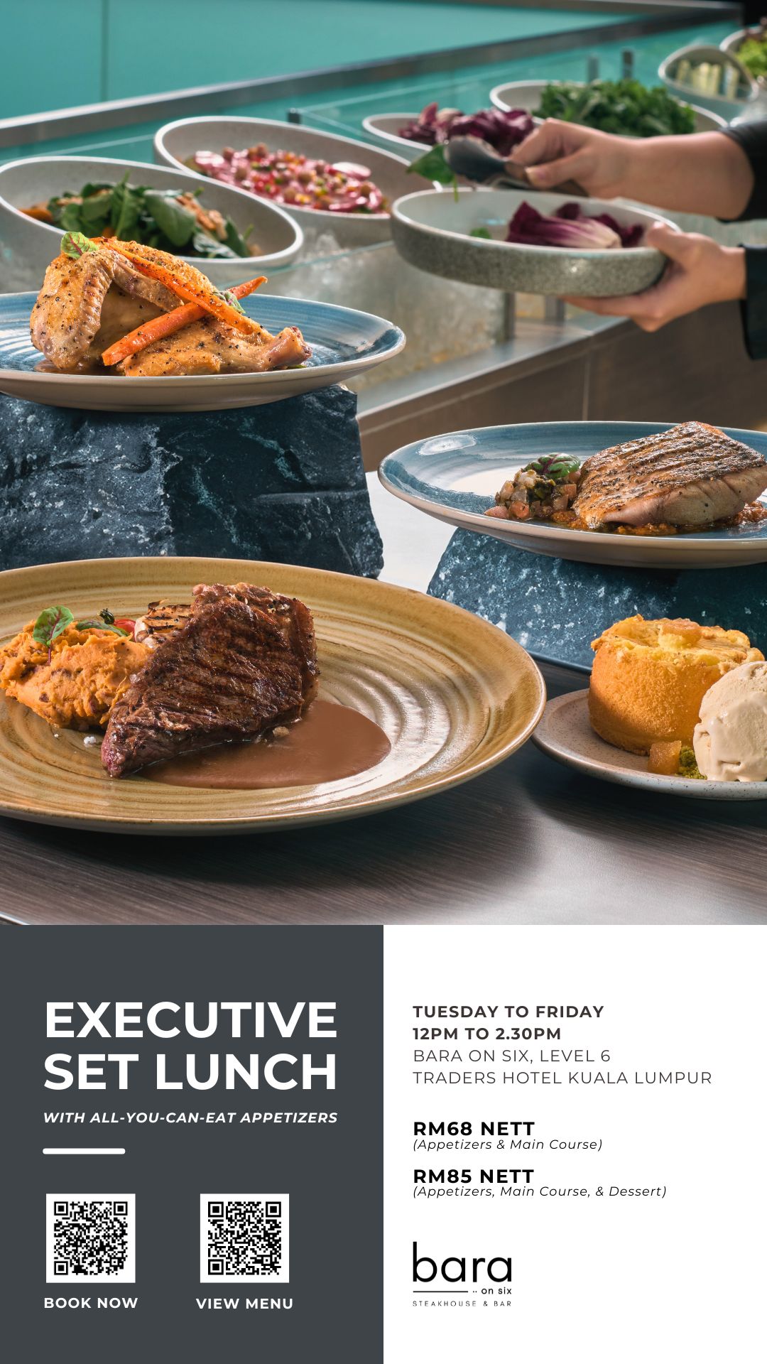 Executive Set Lunch at Bara On Six