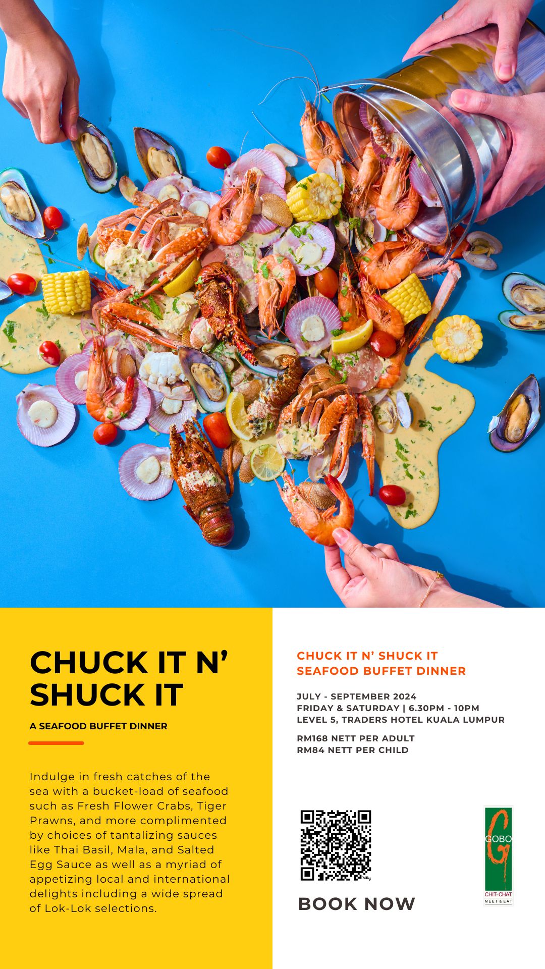 Chuck It N’ Shuck It at Gobo Chit Chat