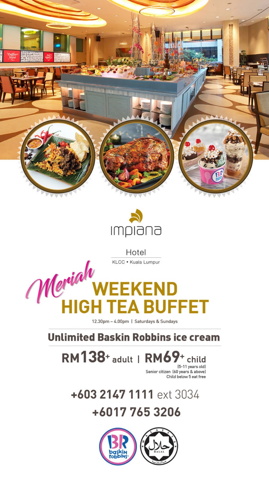 Meriah Weekend Hi Tea Buffet at Impiana KLCC Hotel