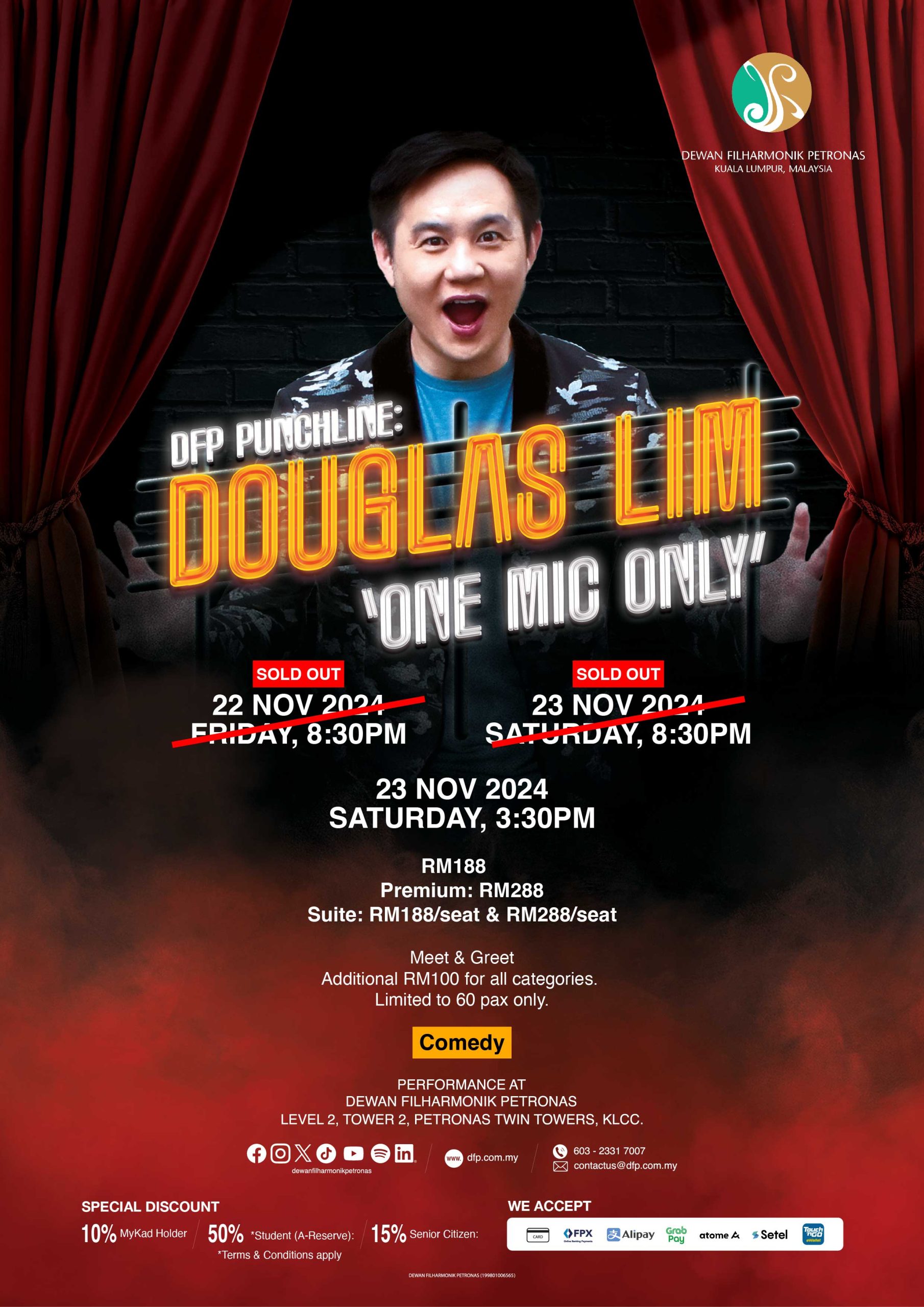 Dewan Filharmonik PETRONAS Presents “DFP Punchline: Douglas Lim”