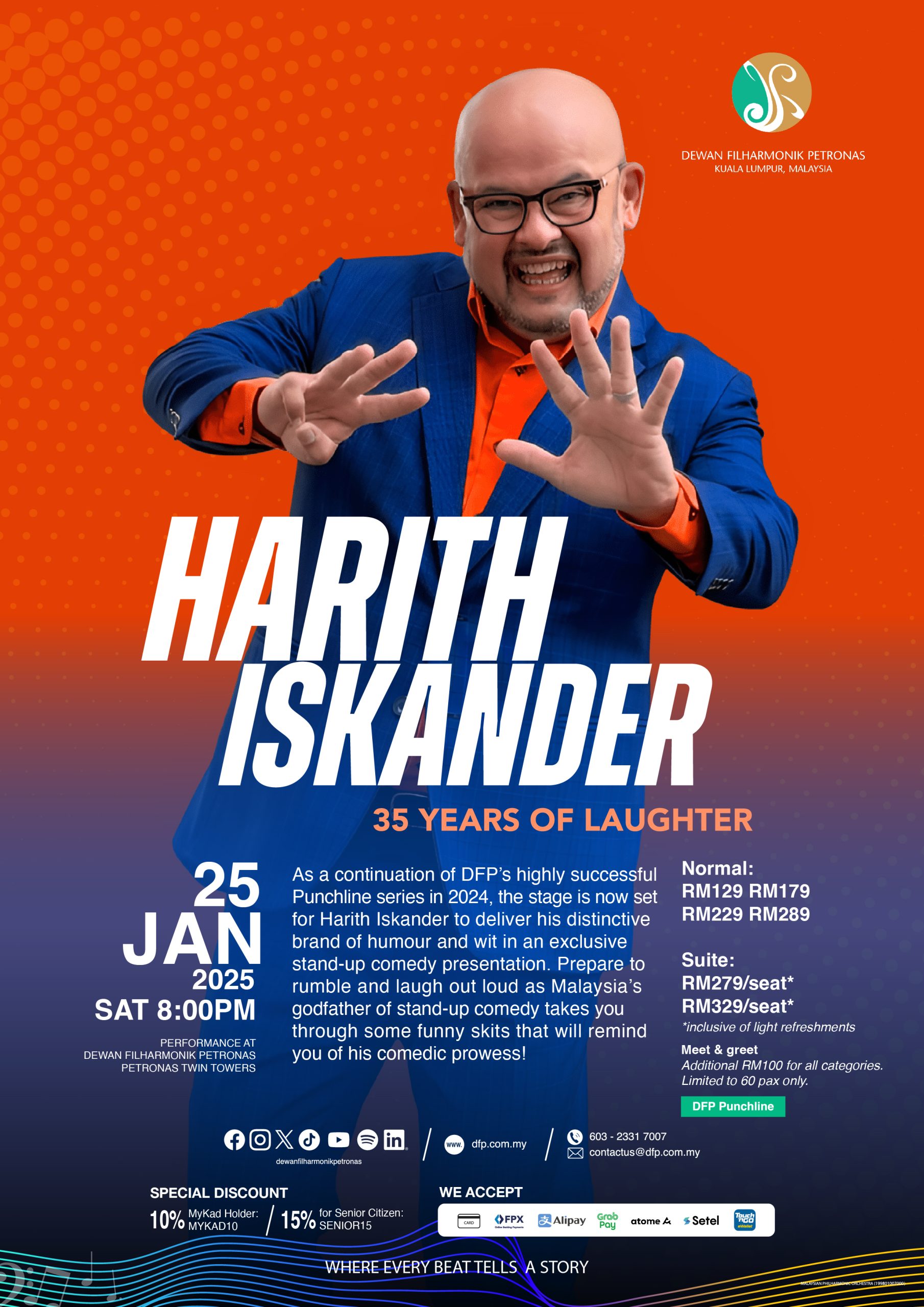 Harith Iskander: 35 Years of Laughter with Malaysian Philharmonic Orchestra