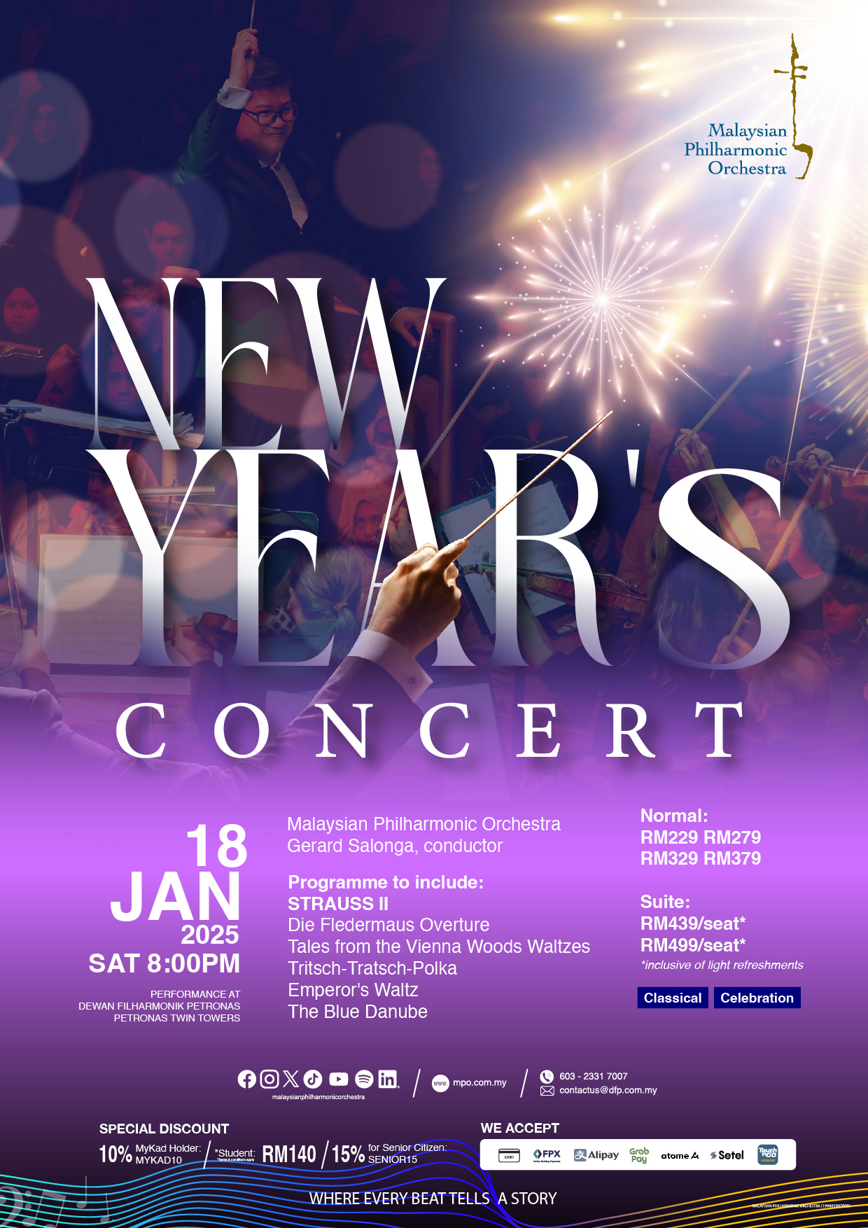 New Year’s Concert with Malaysian Philharmonic Orchestra