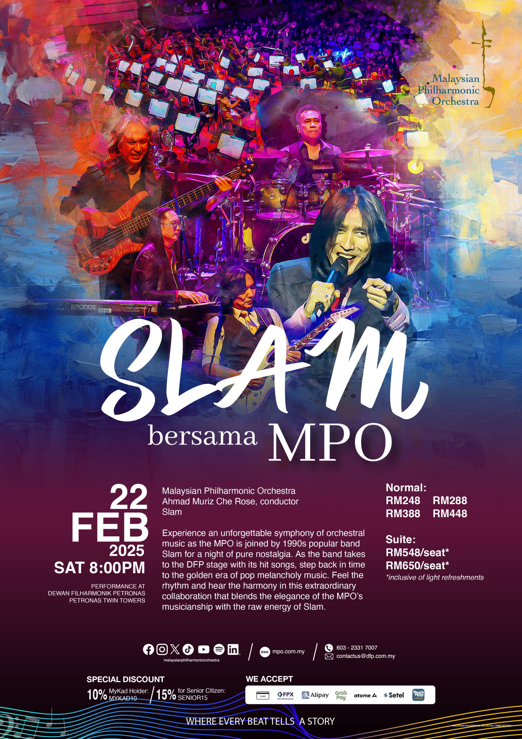 Slam bersama Malaysian Philharmonic Orchestra