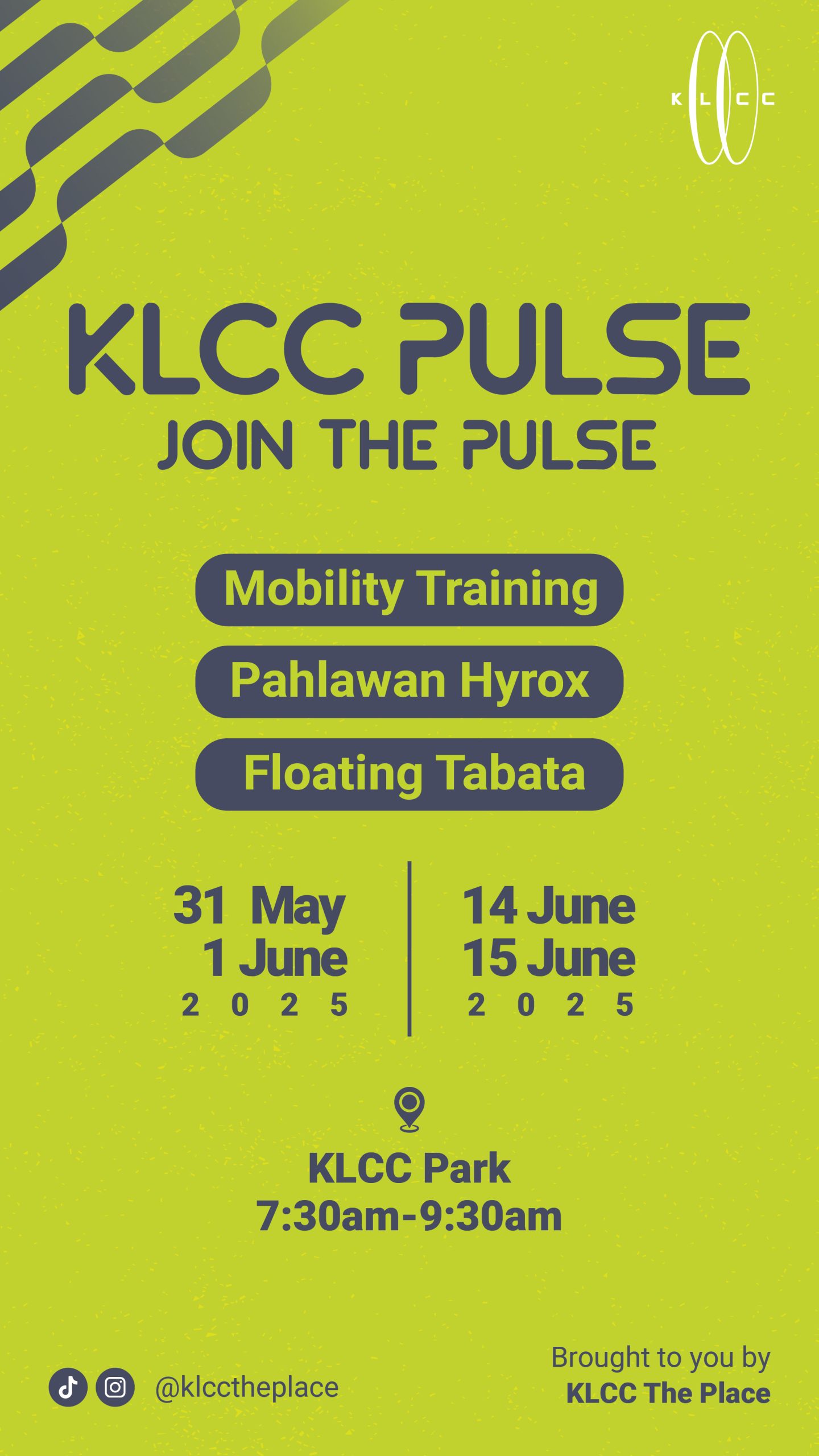 KLCC PULSE: Join the Pulse at KLCC Park