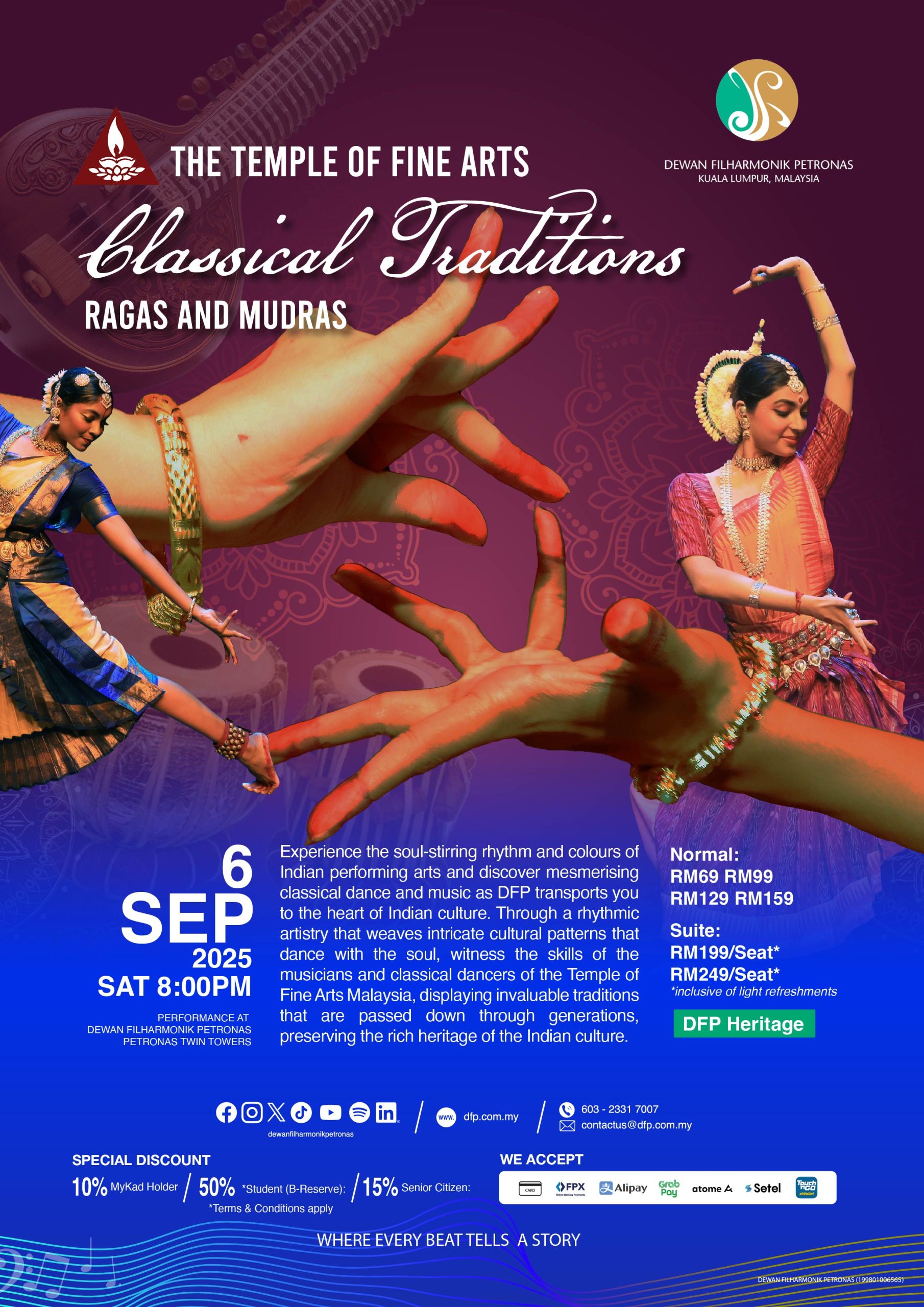 Dewan Filharmonik PETRONAS Presents A Special Showcase by the Temple of Fine Arts